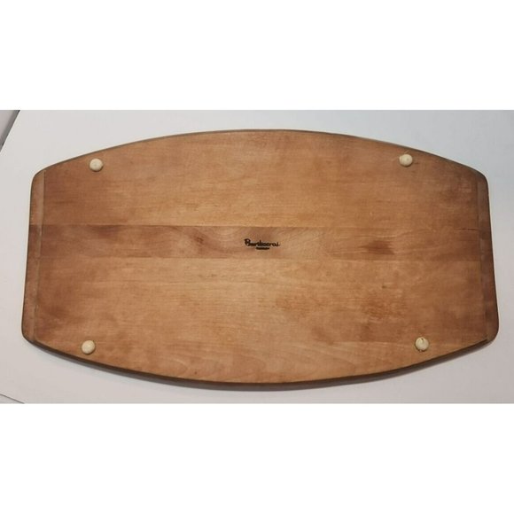 Vtg/Retro MCM Baribocraft Wooden Surfboard Cheese and Bread Serving Board 18" - Picture 9 of 12
